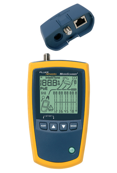 microscanner2 fluke test cat6