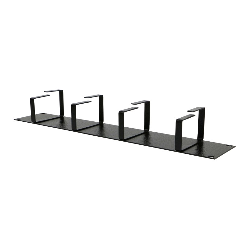 PASAHILOS 19"2U 5 LIRAS MET. NEGRO 100-594