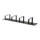PASAHILOS 19"2U 5 LIRAS MET. NEGRO 100-594
