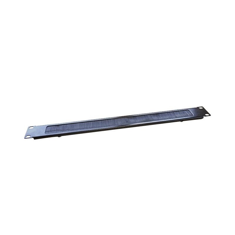 PASAHILOS 19"1U C/CEPILLO NEGRO 100-599