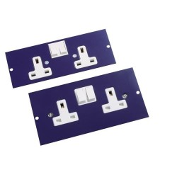 PLACA 2 SCHUKO UK C/INT....