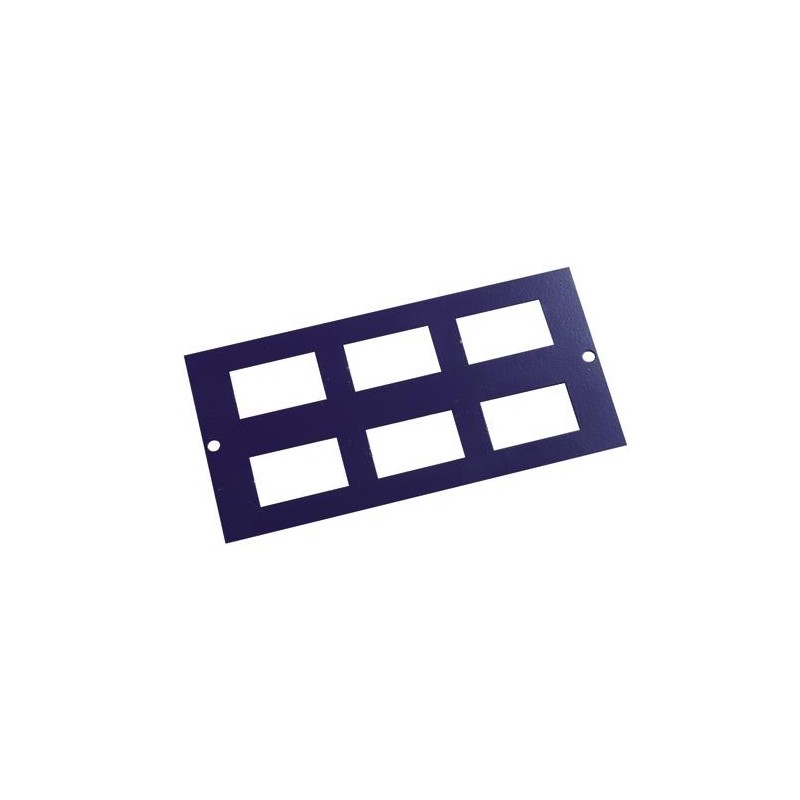 PLACA P/ 6  CONECTORES EXCEL  350-609