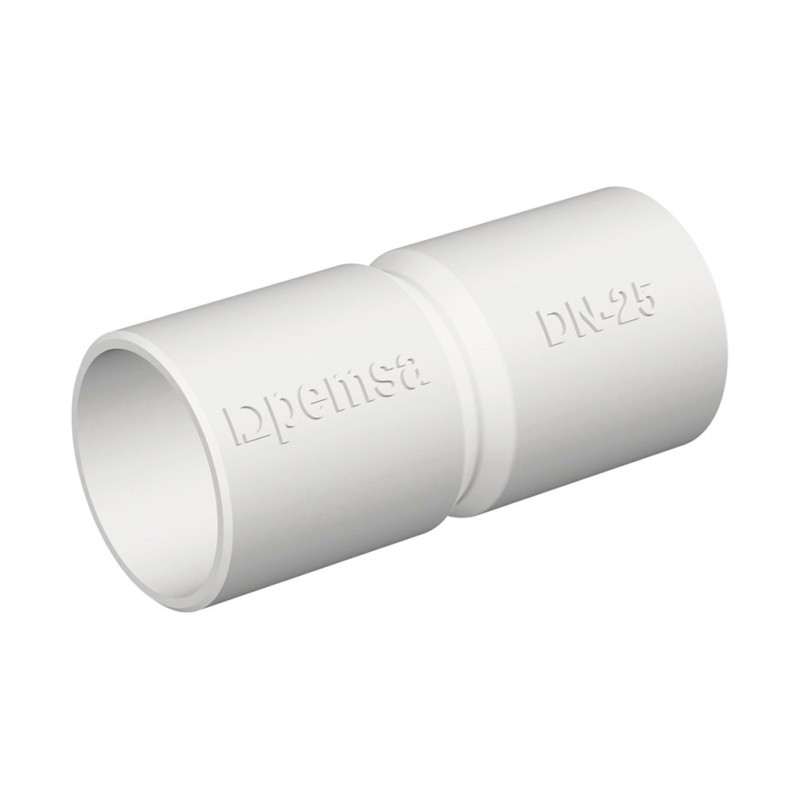 MANGUITO UNION TUBO H DN25 LH GRIS 55008025 PEMSA