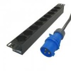 PDU VERTICAL 12 SCHUKOS  S/INT SALIDA CETAC 16A