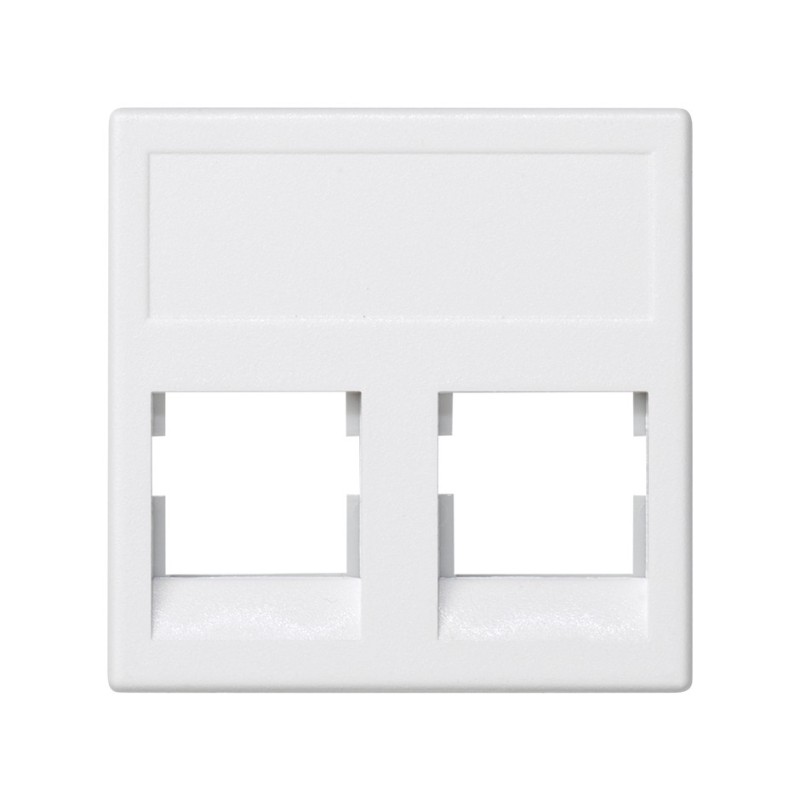 PLACA 45X45 P/2RJ45 KB045-9