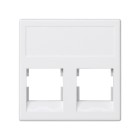 PLACA 45X45 P/2RJ45 KB045-9