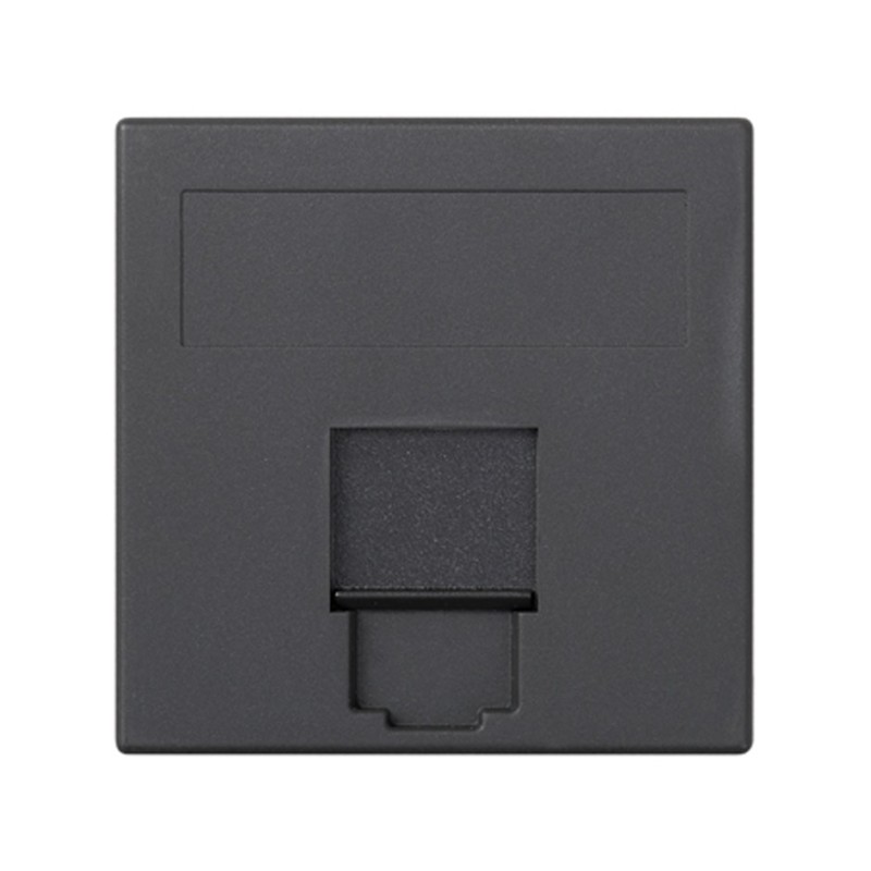 PLACA 50X50 PLANA C/V P/1RJ45 GF 50000085-038