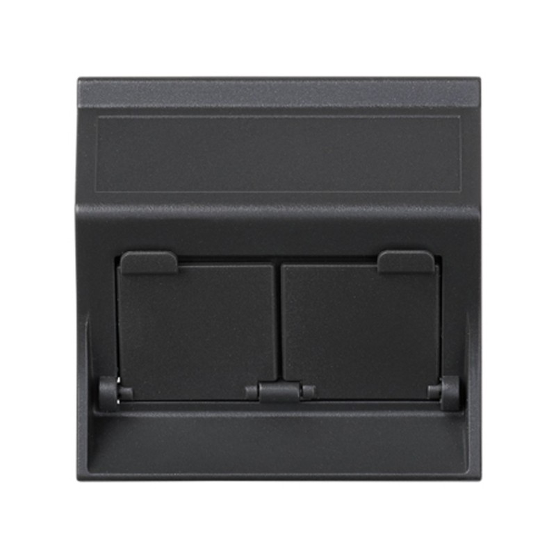 PLACA 50X50 INCL C/VENT P/2RJ45 50000086-038