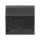 PLACA 50X50 INCL C/VENT P/2RJ45 50000086-038