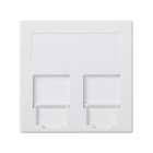 PLACA 50X50 PLANA C/VENT P/2RJ45 50000089-030