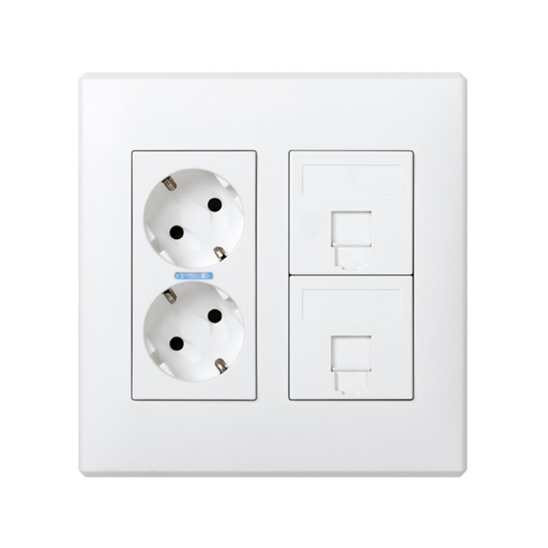 KIT RETAIL 2 MOD. 2BL+2RJ45      51000202-030
