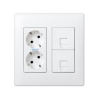 KIT RETAIL 2 MOD. 2BL+2RJ45      51000202-030