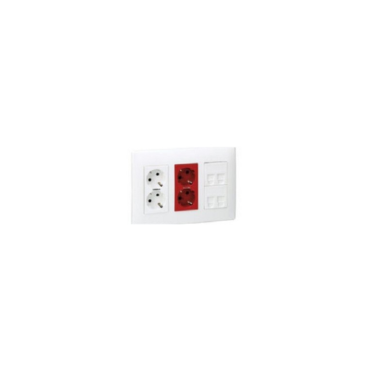 KIT PUESTO SAI 3 MOD. (4 RJ45)  51000305-030