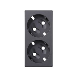TAPA BASE DOBLE SCHUKO SIN...