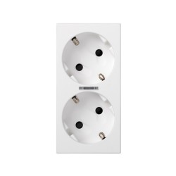 PLACA 2 SCHUKO BL S500 EMB...