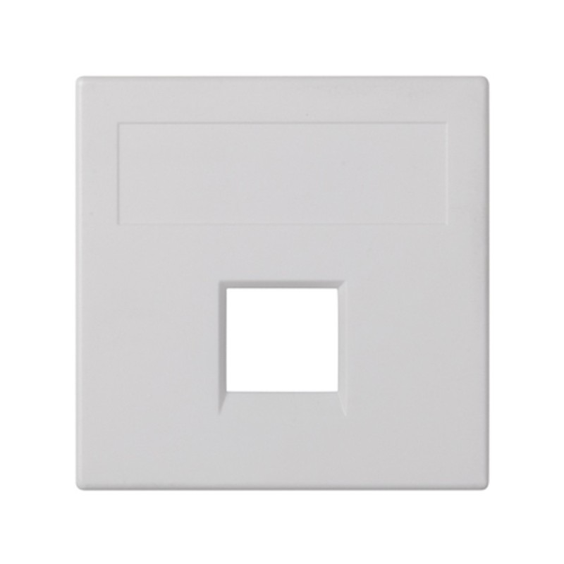 PLACA 50X50 PLANA S/VENT P/1RJ45 3M 50011185-030