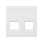 PLACA 50X50 PLANA S/VENT P/2RJ45 3M 50011189-030