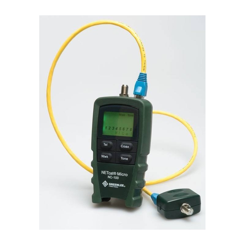 TESTER MULTIMEDIA VDV NC100 GREENLEE