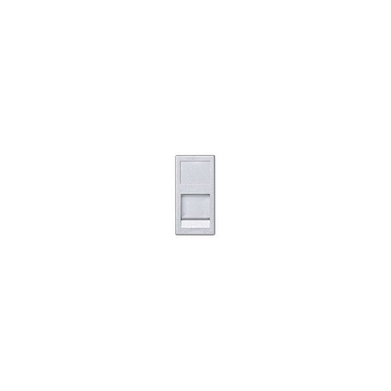 PLACA 1 RJ45 AMP 1/2MEC. V&D PLANA KA76/8