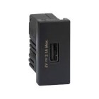 PLACA K45 1/2 MEC.CARGADOR USB 5V/DC 2.5A K126D/14