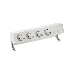 KIT SOB.MESA 4 SCHUK+ 2RJ45 BL 42504020-130