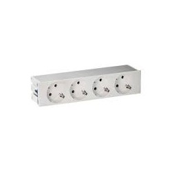 KIT PDM C/CEPILLO 4 SCHUKOS BLANCO 44404000-130