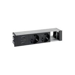 KIT PDM T/CEP.1X2USB+2SCH.+1HUECO NE 44422000-138