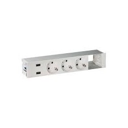 KIT PDM T/CEP. 2USB+3 SCH+1H BL 44523000-130
