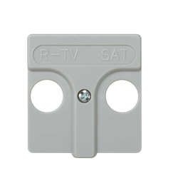 PLACA TOMA R-TV+ SAT GRIS...