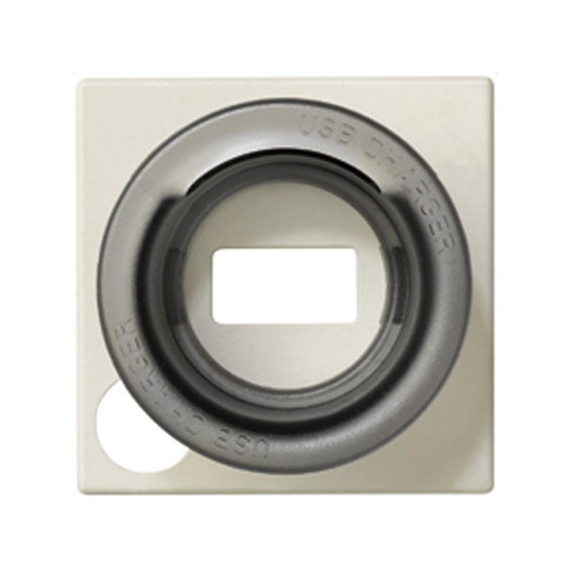TAPA PARA CARGADOR USB MICRO USB MARFIL 82039-31