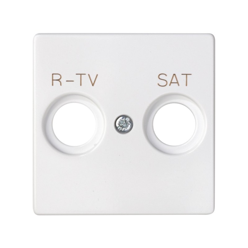 PLACA TOMA R-TV+SAT BLANCA 82097-30