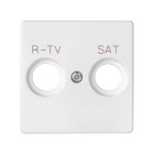 PLACA TOMA R-TV+SAT BLANCA 82097-30