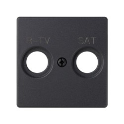 PLACA TOMA R-TV+SAT BLANCA...