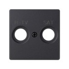 PLACA TOMA R-TV+SAT BLANCA 82097-38