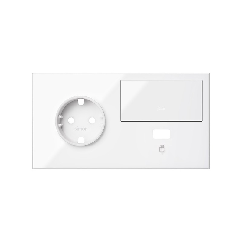 KIT FRONT 2 EL 1SCH+1TECLA+1USB (IZQ) 10020207-130