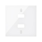 TAPA CARGADOR USB DOBLE BLANCA 10001096-130