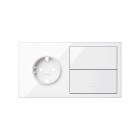 KIT FRONT 2 ELEM. BASE SC+TECLA+CIEGA 10020203-130
