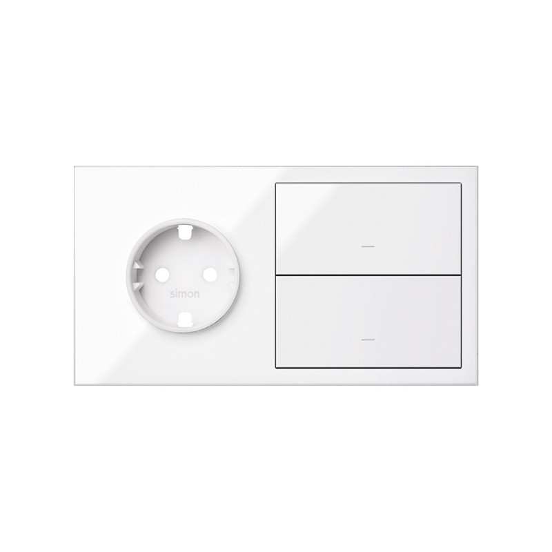 KIT FRONT 2 ELEM. 1 BASE+2TECLAS  10020204-130