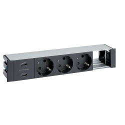 KIT SOB.MESA 1X2USB+3...