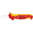UTIL CUCHILLO PELACAB. RECTO AISL. 180MM 9852SB KN