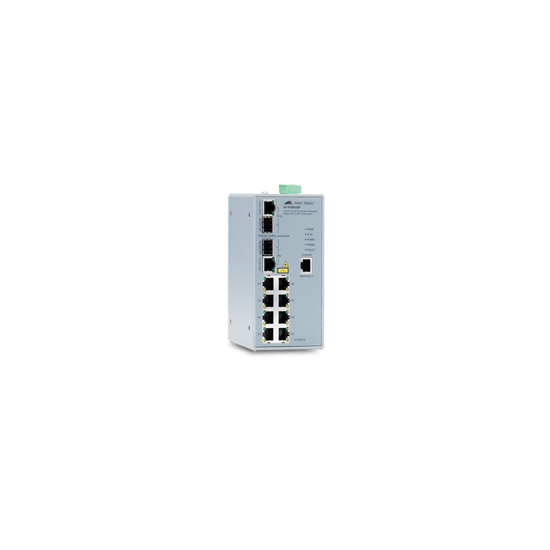 SWITCH 08P 10/100+2SFP IND. AT IFS-802SP-80