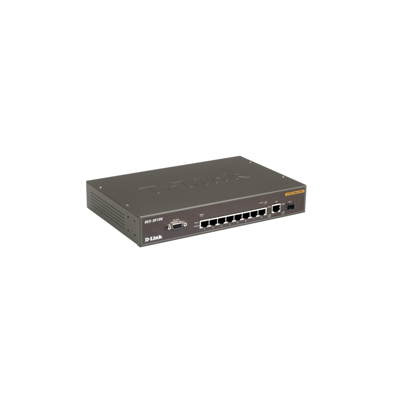 SWITCH 8P 10/100+2SLOTS DES3010-G DL