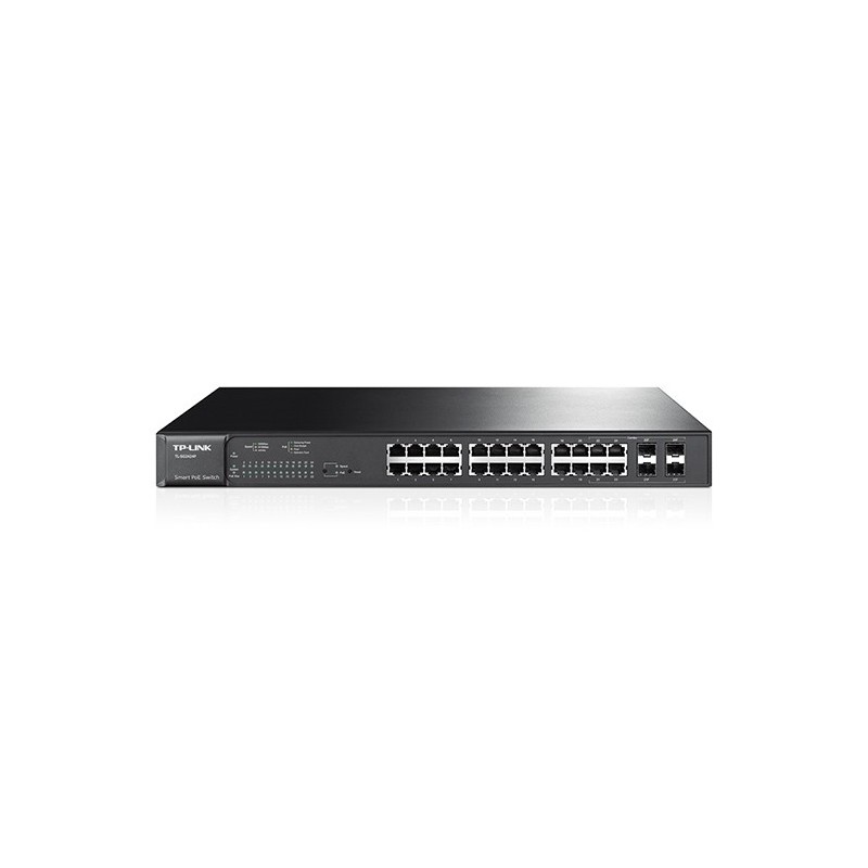 SWITCH 24P10/100/1000 POE+ 4P  SFP TL-SG2424P