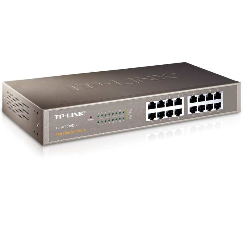 SWITCH 16P 10/100MBPS 13" TP-LINK TL-SF1016DS