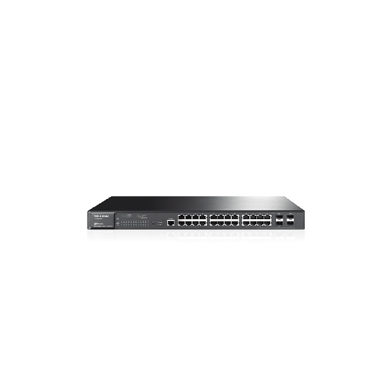 SWITCH 24P 10/100/1000MBPS POE L2+4SFP TL-SG3424P