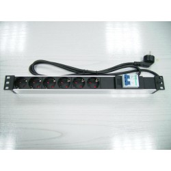 PDU PANEL 19"6 SCHUKOS...