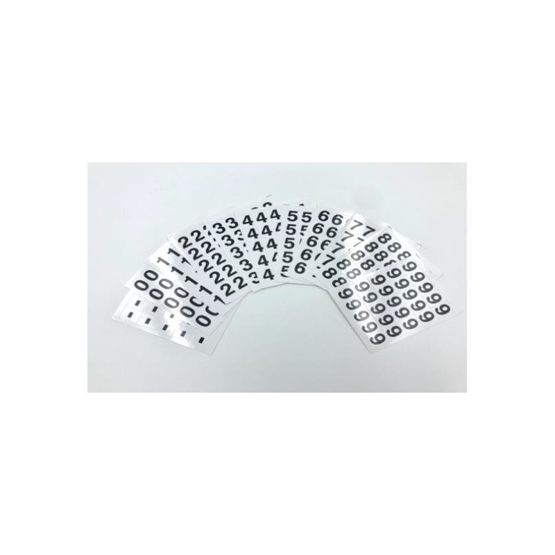 DIGITO ADHESIVO 10MM (0-9 Y GUION) 543519