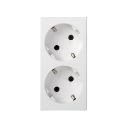 PLACA 2 SCHUKO BL S500 SIN...