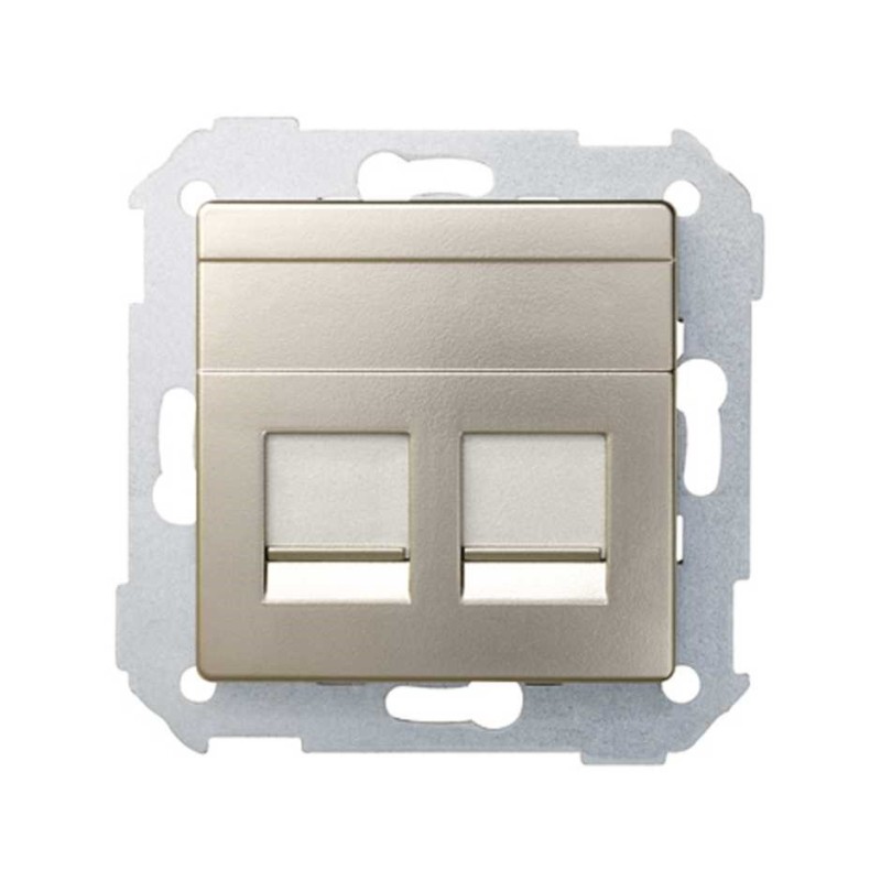 TAPA 2 CONECTORES RJ AMP CAVA 82006-34