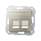 TAPA 2 CONECTORES RJ AMP CAVA 82006-34